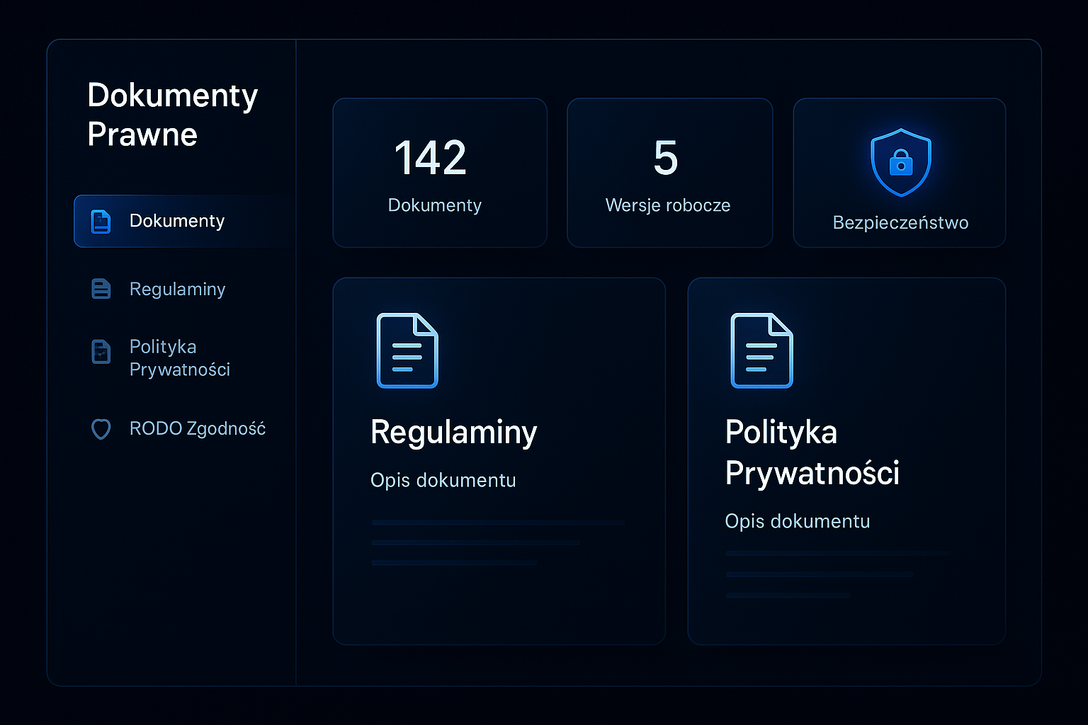 System zarządzania dokumentacją prawną IQHost