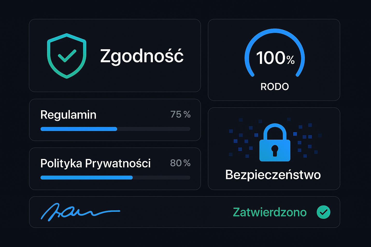 Panel zarządzania ochroną danych osobowych IQHost