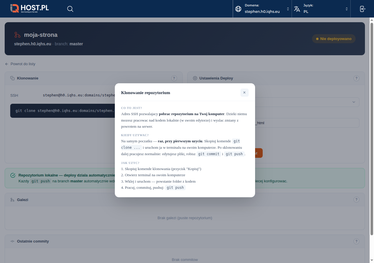 Popup pomocy kontekstowej